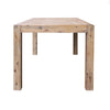 Dining Table 180cm Medium Size with Solid Acacia Wooden Base in Oak Colour