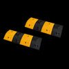 Pair of 1m Long 60T Load Rubber Speed Bump Hump Modular Speed Humps Road Hump