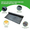 Heavy Duty Weed Control PP Woven Fabric Weed Mat Gardening Plant 0.92m x 20m