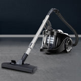 Devanti 2200W Bagless Cyclonic Vacuum Cleaner for Home, Office, and Car - Black
