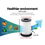 Devanti HEPA Filter Replacement Set for Stick Vacuum Cleaners - 3 Pack - Front View