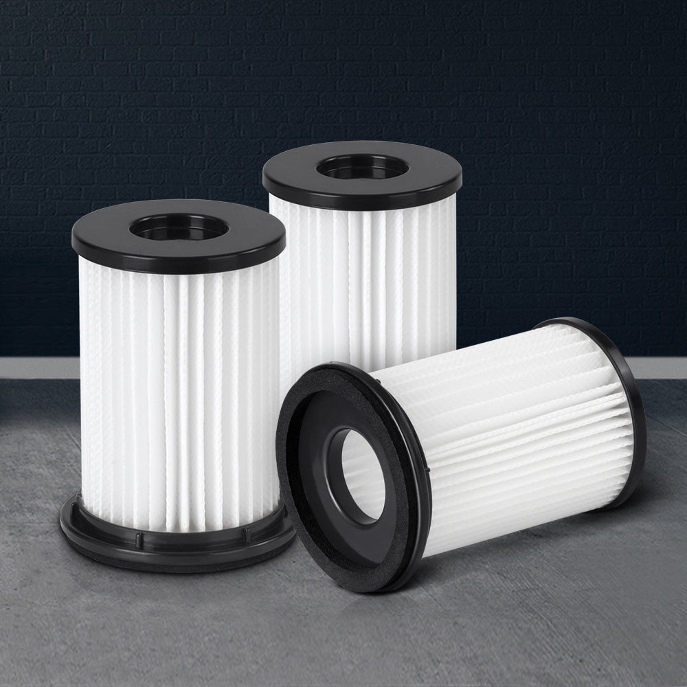 Devanti HEPA Filter Replacement Set for Stick Vacuum Cleaners - 3 Pack