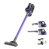 Devanti Cordless Handstick Vacuum Cleaner with HEPA Filter in Purple - Front View