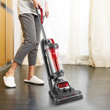 Devanti 1000W Bagless Upright Vacuum Cleaner with Cyclone Filtration and 3L Dust Bin - Front View