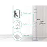 Dyson Vacuum Cleaner Freestanding Stand Rack for V6, V7, V8, V10, V11 - Space-Saving Silver Holder - 45-Degree Angle