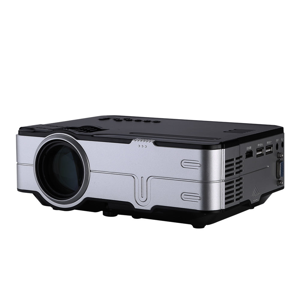 Portable Devanti HD 1080P Mini Projector for Home Theater - 1200 Lumens with USB, VGA, and Remote Control