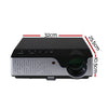 Devanti Video Projector Wifi USB Portable 4000 Lumens HD 1080P Home Theater Black