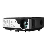 Devanti Portable HD 1080P Video Projector with Wi-Fi, 4000 Lumens Home Theater System in Black - Top-Down View