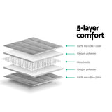 5KG Heavy Gravity Microfibre Weighted Blanket for Adults - Light Grey, Deep Touch Pressure for Enhanced Sleep and Relaxation - 45-Degree Angle