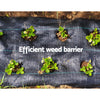 Instahut 0.915m x 50m Weedmat Weed Control Mat Woven Fabric Gardening Plant