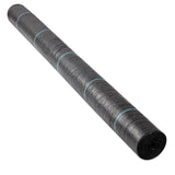 3.66m x 30m Heavy-Duty UV-Resistant Weed Control Mat for Gardening and Plant Care - Top-Down View