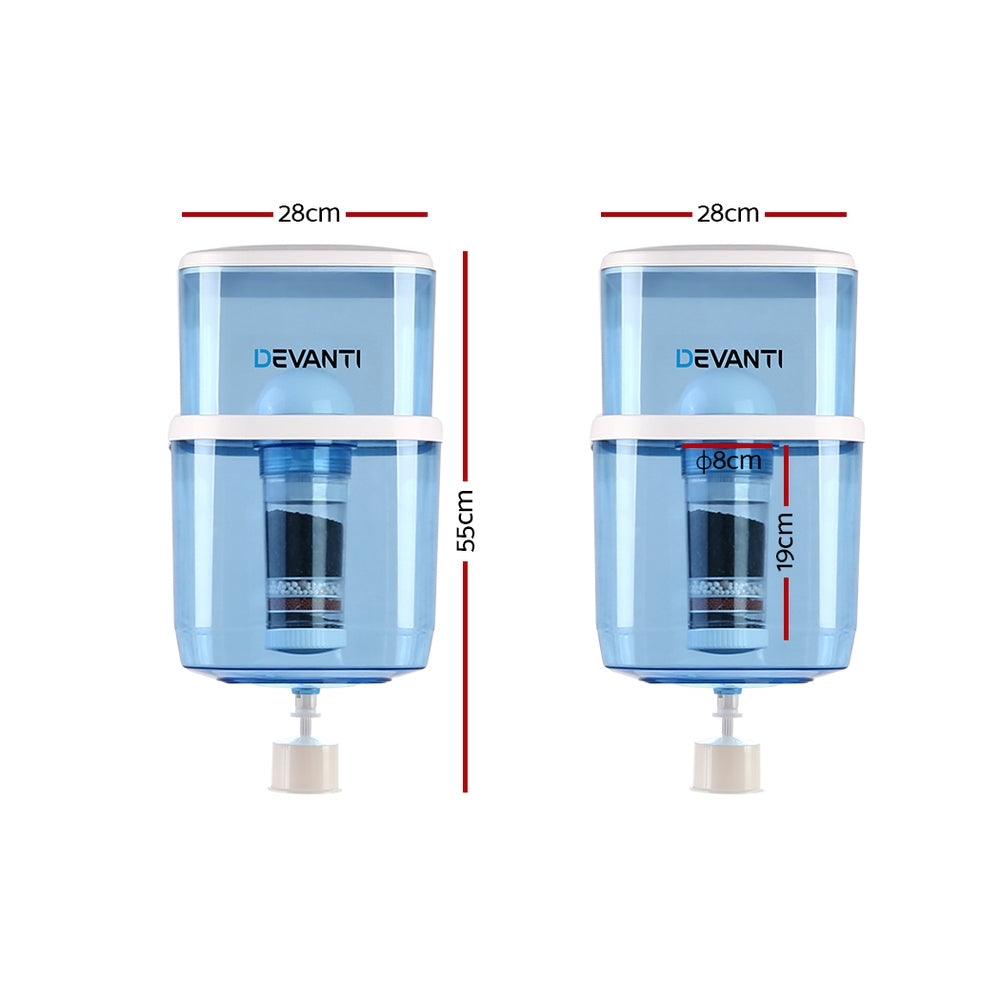 Devanti 22L Water Purification Dispenser with 6-Stage Filtration System