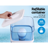 Devanti 22L Water Purification Dispenser with 6-Stage Filtration System - 45-Degree Angle