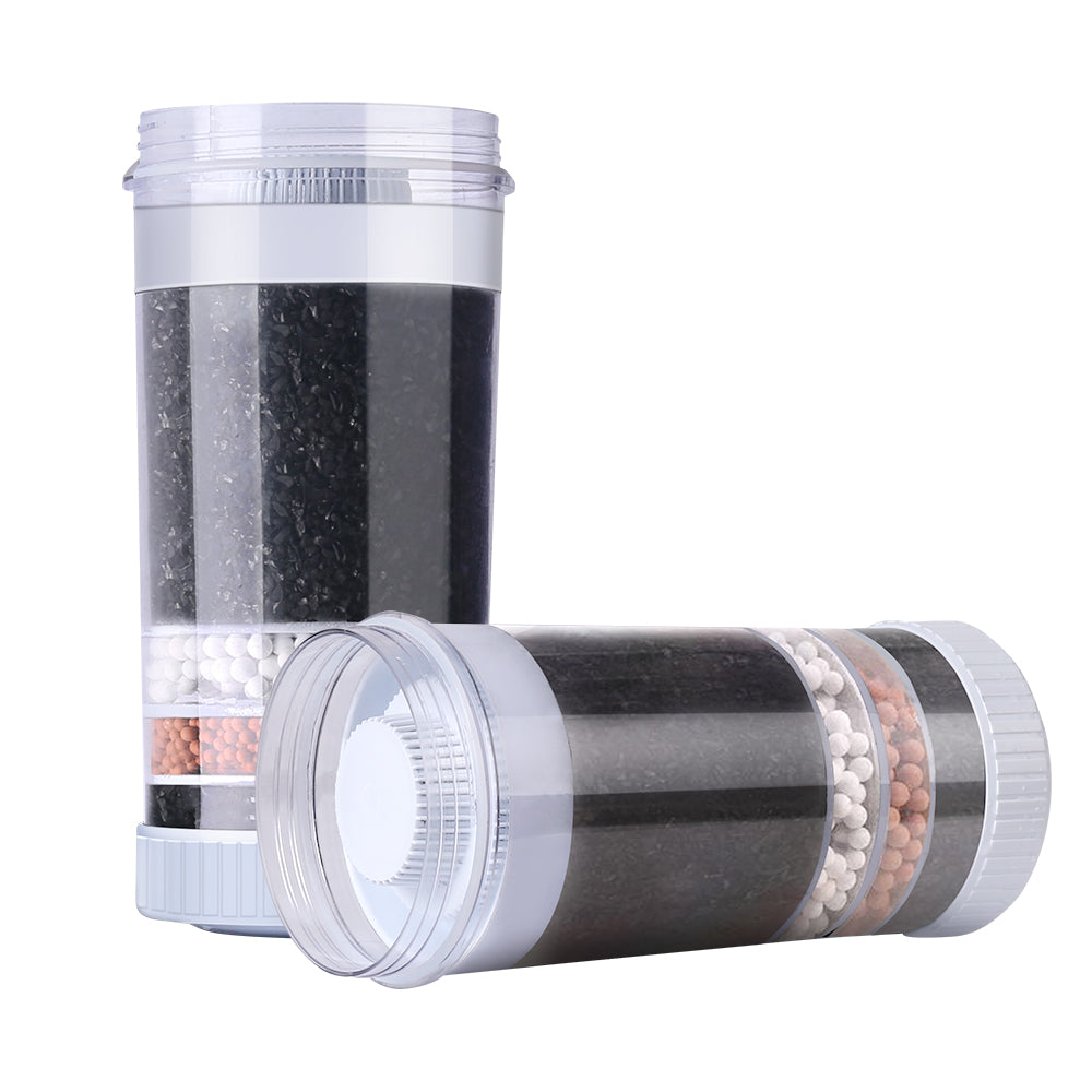 Devanti Ceramic Carbon Mineral Water Purifier Filter Cartridge Set - 2 Pack