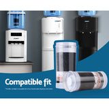 Devanti Ceramic Carbon Mineral Water Purifier Filter Cartridge Set - 2 Pack