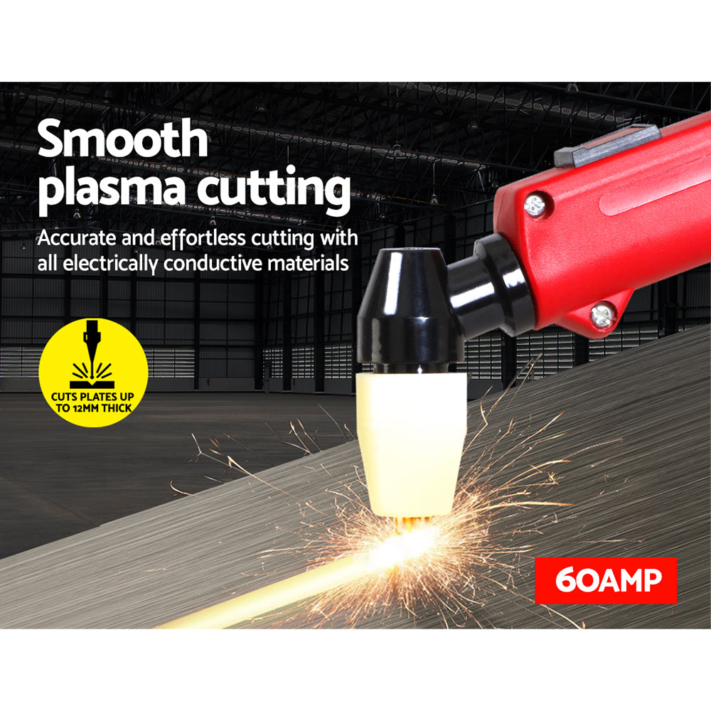Giantz 60A Portable IGBT Plasma Cutter and Inverter Welder - Professional Welding Machine