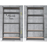 Heavy-Duty 1.5M Metal Steel Storage Shelving Unit for Garage and Warehouse - 45-Degree Angle