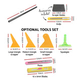Giantz Window Tint Film Black Roll 5% VLT Home 76cm X 7m Tinting Tools Kit