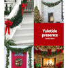 Jingle Jollys Christmas Garland 2.1M Xmas Wreath Decoration Home Decor