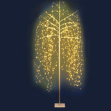 Majestic 2.1M LED Willow Christmas Tree with 600 Warm White Lights