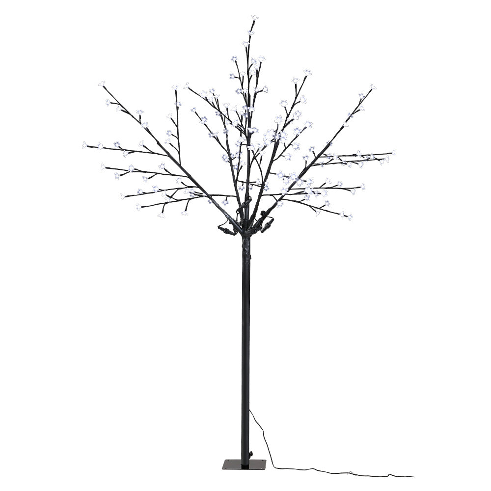 Winter Wonderland 1.8M LED Christmas Blossom Tree with Cold White Fiber Optics