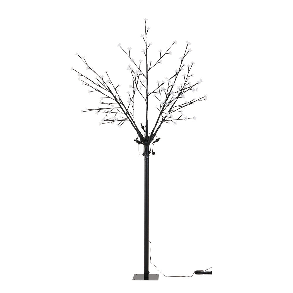 Winter Wonderland 1.8M LED Christmas Blossom Tree with Cold White Fiber Optics