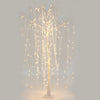 Jingle Jollys 1.8M LED Christmas Tree Willow Xmas Fibre Optic Warm White Lights