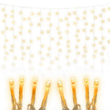 3X6M Christmas Lights Curtain Light Warm White 600 LED Jingle Jollys