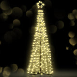 Jingle Jollys Christmas Tree 3.6M 400 LED Xmas Trees With Lights Warm White - Close-Up Angle