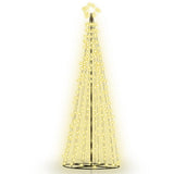 Jingle Jollys Christmas Tree 3.6M 400 LED Xmas Trees With Lights Warm White - Low Angle