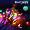 Jingle Jollys 500 LED Christmas Icicle Lights 20M Outdoor Fairy String Party Wedding Multicolour