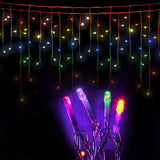 20M Christmas Lights Icicle Light 800 LED Multi-coloured Jingle Jollys