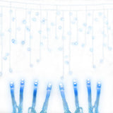 20M Christmas Lights Icicle Light 800 LED Blue White Decor Jingle Jollys
