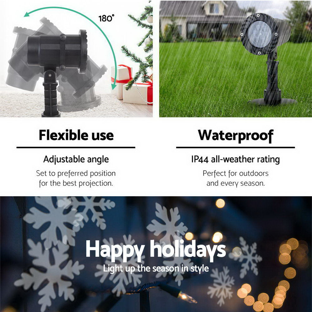 Christmas Cheer LED Laser Projector Light for Festive Celebrations