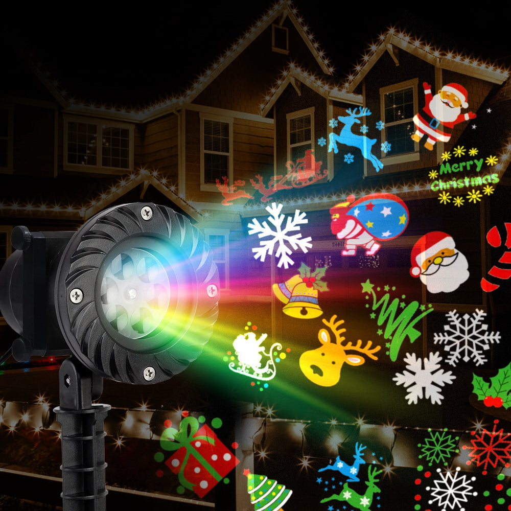 Christmas Cheer LED Laser Projector Light for Festive Celebrations