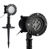 Christmas Cheer LED Laser Projector Light for Festive Celebrations - Low Angle
