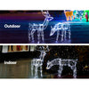Jingle Jollys Christmas Motif Lights LED Rope Reindeer Waterproof Solar Powered