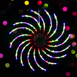 Vibrant Christmas LED Rotating Light by Jingle Jollys – Waterproof with Customizable Speed - Low Angle