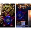 Jingle Jollys Christmas Lights Motif LED Star Net Waterproof Outdoor Colourful