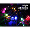 Jingle Jollys Christmas Lights Motif LED Star Net Waterproof Outdoor Colourful
