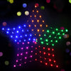 Jingle Jollys Christmas Lights Motif LED Star Net Waterproof Outdoor Colourful