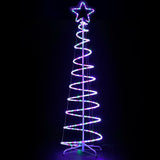 Colorful Waterproof LED Christmas Tree Motif Light - 1.88M Jingle Jollys Design