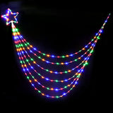 Enchanting 3M LED Waterfall Fairy Lights with 480 Bright Bulbs for Festive Celebrations