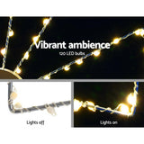 Christmas Wonderland LED Spinner Windmill Lights - Waterproof Outdoor Decoration - Top-Down View