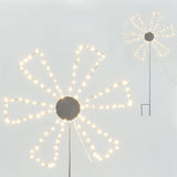 Christmas Wonderland LED Spinner Windmill Lights - Waterproof Outdoor Decoration - Low Angle