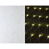 1000 LED Christmas Lights 4mx6m Net String Light Warm White Jingle Jollys - Top-Down View