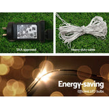 1000 LED Christmas Lights 4mx6m Net String Light Warm White Jingle Jollys - 45-Degree Angle