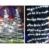 50M Cold White LED Christmas Rope Lights with 1200 Ultra-Bright LEDs - Side View