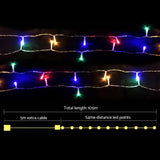 Festive Glow 100M 500LED Multi-Color Christmas String Lights - Front View