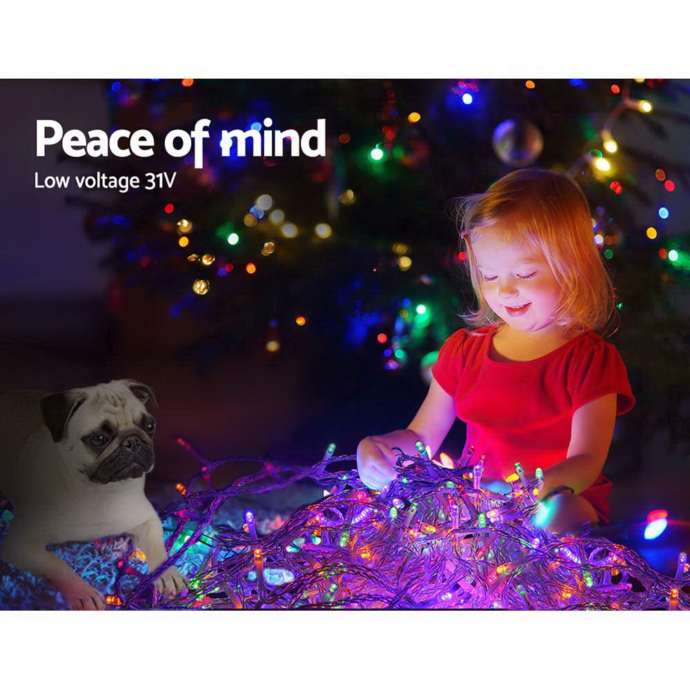Festive Glow 100M 500LED Multi-Color Christmas String Lights